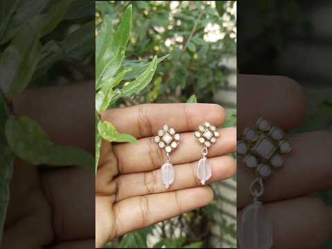 Diy earrings| 5min Diy earrings#diyearrings#trending#youtubeshorts#shorts#viralshort#earrings#athome