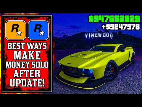 Feels Like CHEATING! The BEST WAYS To Make Millions SOLO After UPDATE GTA Online (GTA5 Fast Money)