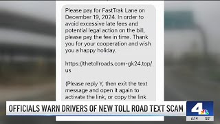 OC officials warn drivers of new toll road text scam