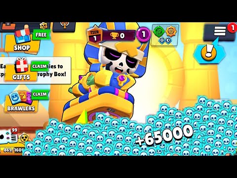 PHARAOLLIE OLLIE 🔥AWESOME NEW SKIN🔥 BRAWL STARS NEW UPDATE😱