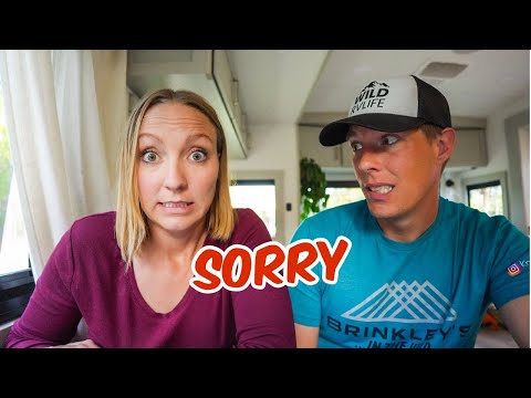 We're Sorry...& Our RV Black Tank Leak Story