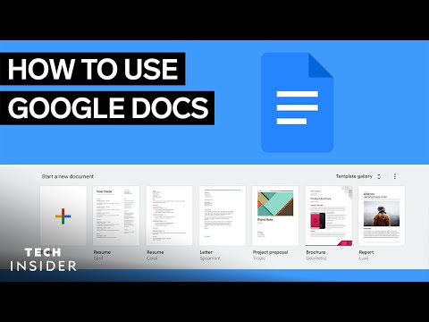 How To Use Google Docs | Tech Insider