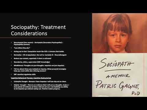 Sociopathy: Treatment Considerations