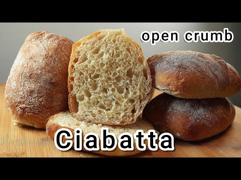 Easy LIQUID DOUGH Ciabatta Bread recipe: NO-KNEAD Bread. Let the Dough work for you !