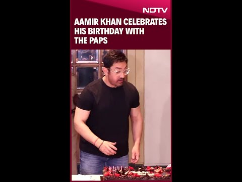 Aamir Khan Celebrates His 60th Birthday With The Paps