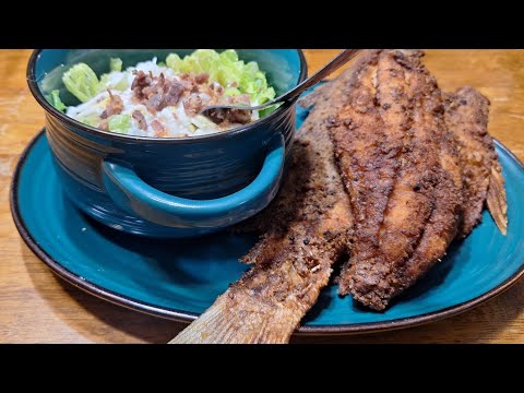 FRYING RED SNAPPER & CROAKER FISH