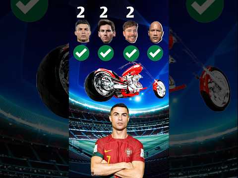 Ronaldo vs Messi vs Mr Beast vs Rock 💪😎🔥