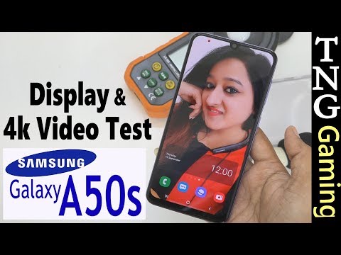 Samsung Galaxy A50s - 4K Video & Display Test