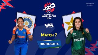 Highlights: 7th Match, India Women vs Pakistan Women | 7th Match, INDW VS PAKW