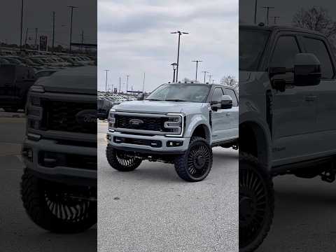 CUSTOM 2024 Akins Ford F450 Platinum on 28” Forgiatos