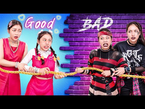 Good Family Vs Bad Family! We Were Saved By The Good Family! - Funny Stories About Baby Doll Family