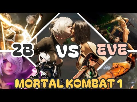 2B vs Eve but it’s Mortal Kombat 1