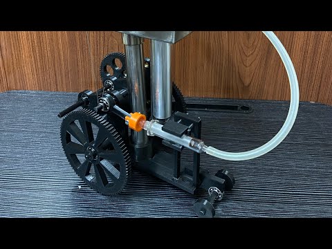 Stirling engine car 3d printed model runs on ethanol flame #shorts