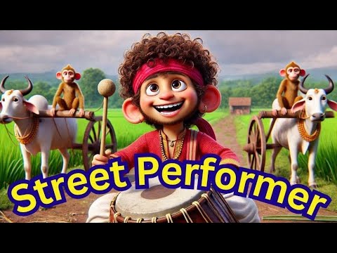 Monkey And The Juggler | Bedtime Story For Kids | Cartoon Stories | Stories For Kids In English