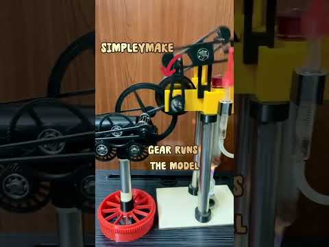 3d printed Stirling engine runs steam engine #shorts