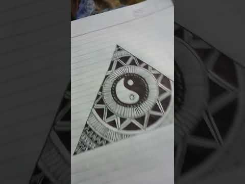 my first attempt for mandala art. plz rate it out of 10