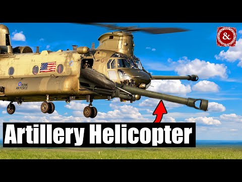 America's Twin Cannon Artillery Helicopter is Wild