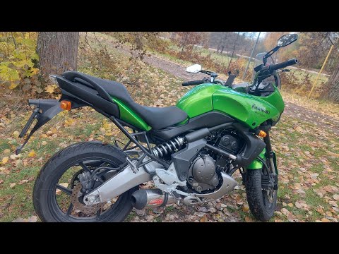 Relaxing Autumn drive in STHLM traffic - Kawasaki Versys 650 2008 (GPR exhaust sound, POV)