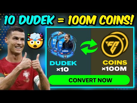 How To Get 10M COINS per DUDEK CARD in FC Mobile | Believers Hub