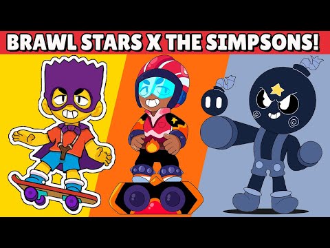 Brawl Stars X The Simpsons Concept & Skins Ideas