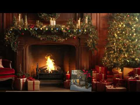 Ray Charles | The Spirit Of Christmas (Remastered - Full Album) | Fireplace Yule Log