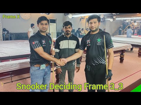 Snooker Deciding Frame 3_3 | Rana Irfan vs Mubashir Raza | 2nd Semifinal Match Frame X Sabzazar #2nd