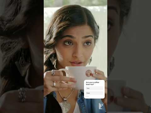 Coffee lovers can relate ☕ | #bewakoofiyaan #sonamkapoor #ayushmannkhurrana #yrfshorts