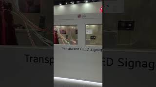 Transparent OLED Display by LG Electronics in Nano Korea 2024