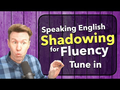 Advanced Speaking English through Shadowing Training