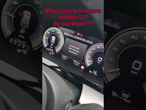 Strange sound out of the car cockpit. Do you know what it is? German Driving School