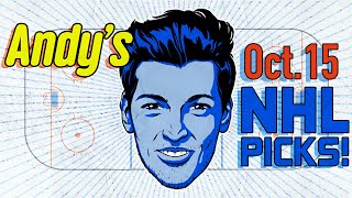 NHL Sniffs, Picks & Pirate Parlays Today 10/15/24 | Best NHL Bets w/Andy Francess