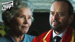 The Queen Meets the Royal Servants | The Crown (Imelda Staunton, Andrew Havill)