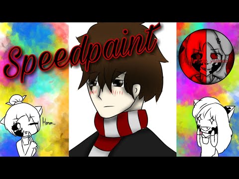 Speed paint ( boy oc: woo's human version)