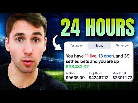 $38,000 PROFIT in 24 HOURS Sports Betting Strategy (Step-by-Step Tutorial!)