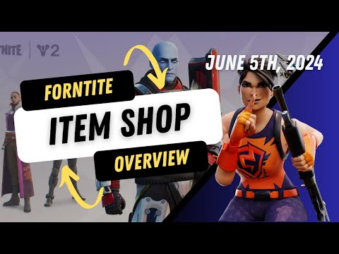 What's new in the Fortnite Item Shop for June 5th #fortniteitemshoptoday  #fortniteitemshop