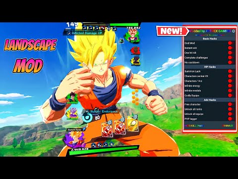 Dragon Ball Legends v5.16.0 VIP MOD MENU / LANDSCAPE MODE APK / UNLOCK ALL 14 STARS ⭐