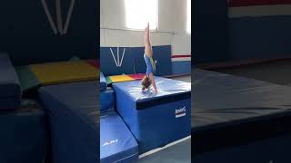 little emma conquering the vault. ❤️#Olympics #Gymnastics #ArtisticGymnastics #Sports