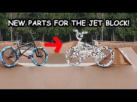 New parts for the Jet block BMX