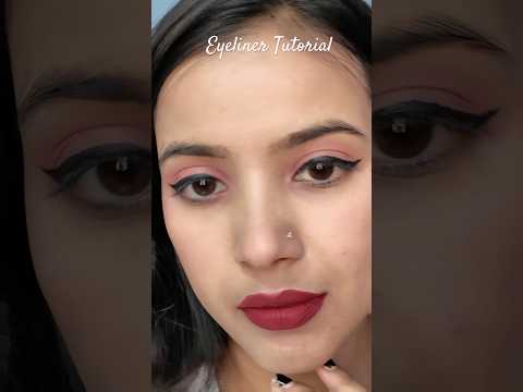 Eyeliner Tutorial #eyeliner #makeuptutorial #eyemakeup #lakme #eyeshadow #ytshorts