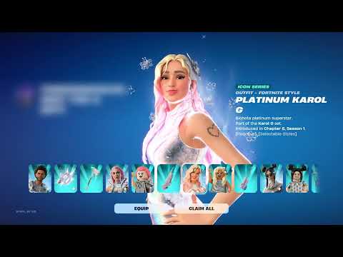 FORTNITE FESTIVAL PLATINUM ICONS BUNDLE! STORM-WILD RAVEN STARTER PACK!