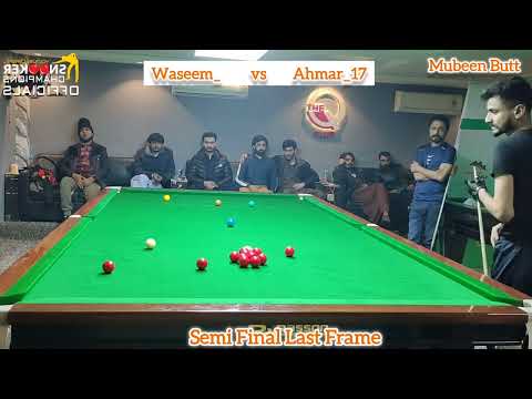 Snooker Final Frame 2_2 | Waseem Vs Ahmar | The Q Club Tournament | Snooker 2025 #snooker  #final