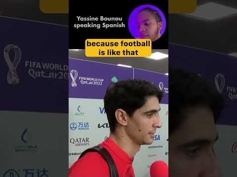 Yassine Bounou speaking SPANISH - guess where he learned