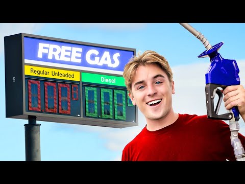 We Opened a FREE Gas Station!