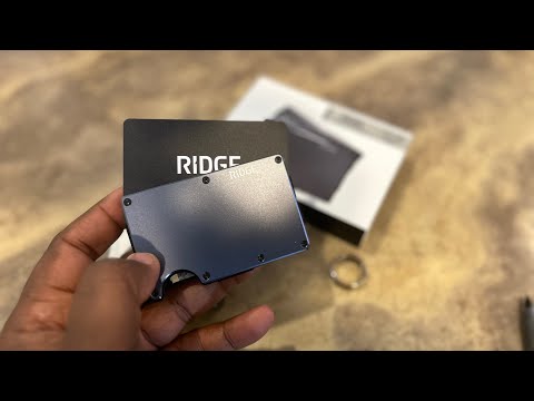 Unboxing and Review of The Ridge Slim RFID Blocking Wallet