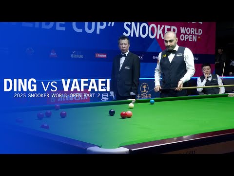 Ding Junhui vs Hossein Vafaei 2025 Snooker World Open Part 2