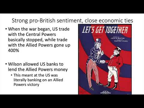 Mr. Laubach - APUSH - World War I (overall causes and why the US joined the war)