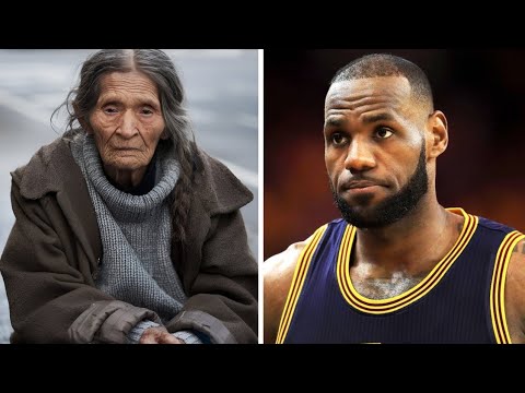 Homeless Woman Asks  LeBron James for Food – His Response Brings Her to Tears!