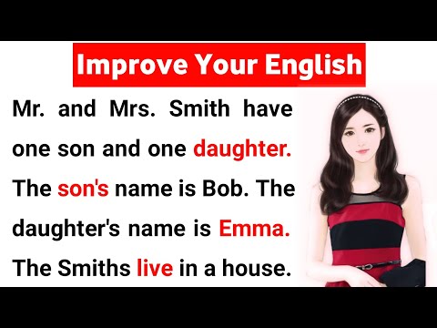 Mr. and Mrs. Smith | learning English speaking | listen and practice | Reading practice