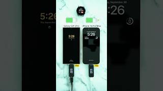 Samsung vs iphone charging test #shorts #samsung #samsungvsapple