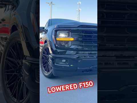 2024 Akins Ford F150 THUNDER 3/5” Ridetech Lowered on 22” Vossens